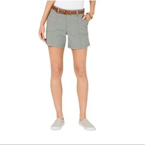 Style & Co Mid Rise With Belt Women’s Shorts